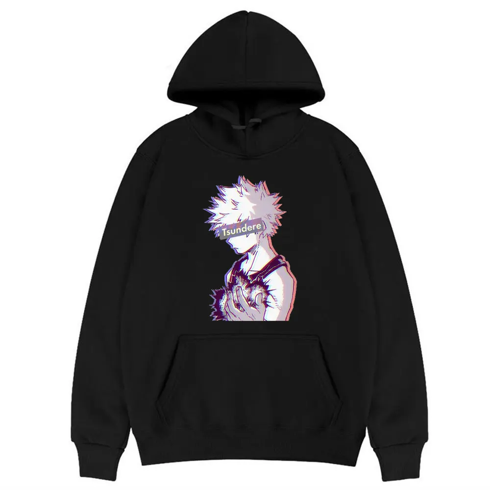 

Trendy Manga Men Hoodie Japanese Anime My Hero Academia Hoodies Cartoons Bakugou Katsuki Hoodie Men Harajuku Clothes Women Tops
