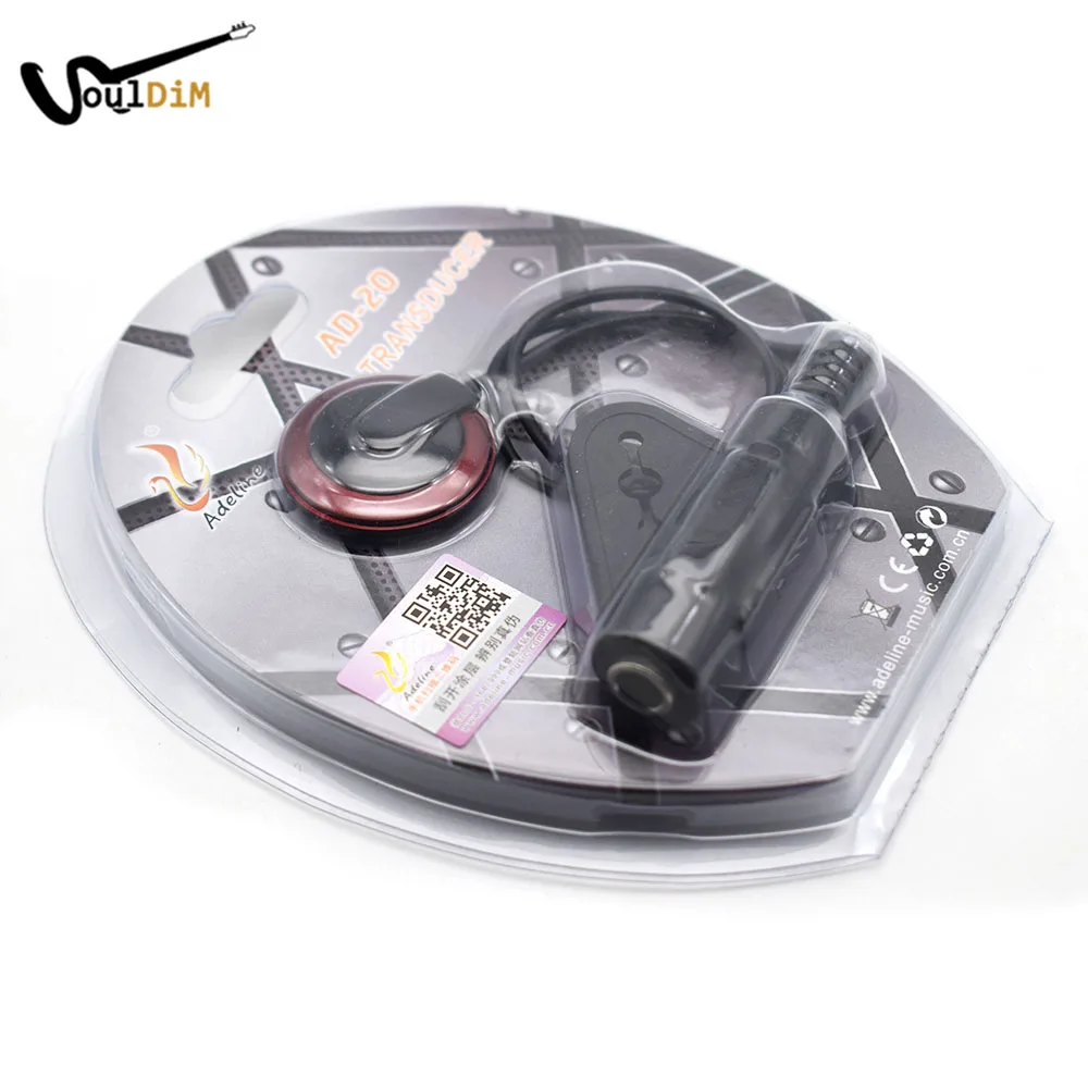 

Universal Guitar Patch Pickup AD-20 Piezo Contact Microphone Pickup for Guitar Violin Violin Cello Banjo Mandolin
