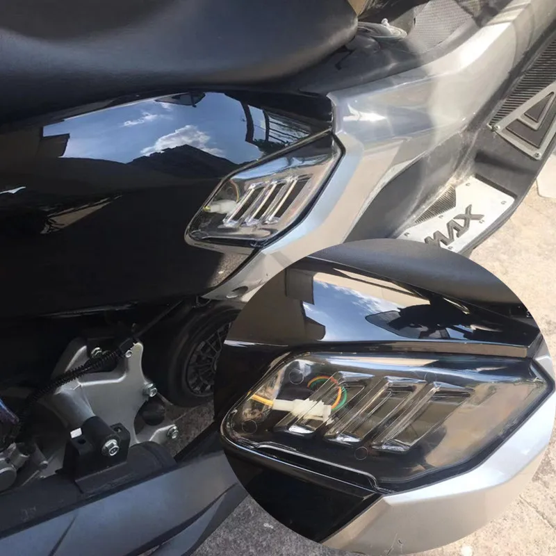 Модифицированный мотоцикл nmax155 nmax pc перспектива прозрачная боковая защита