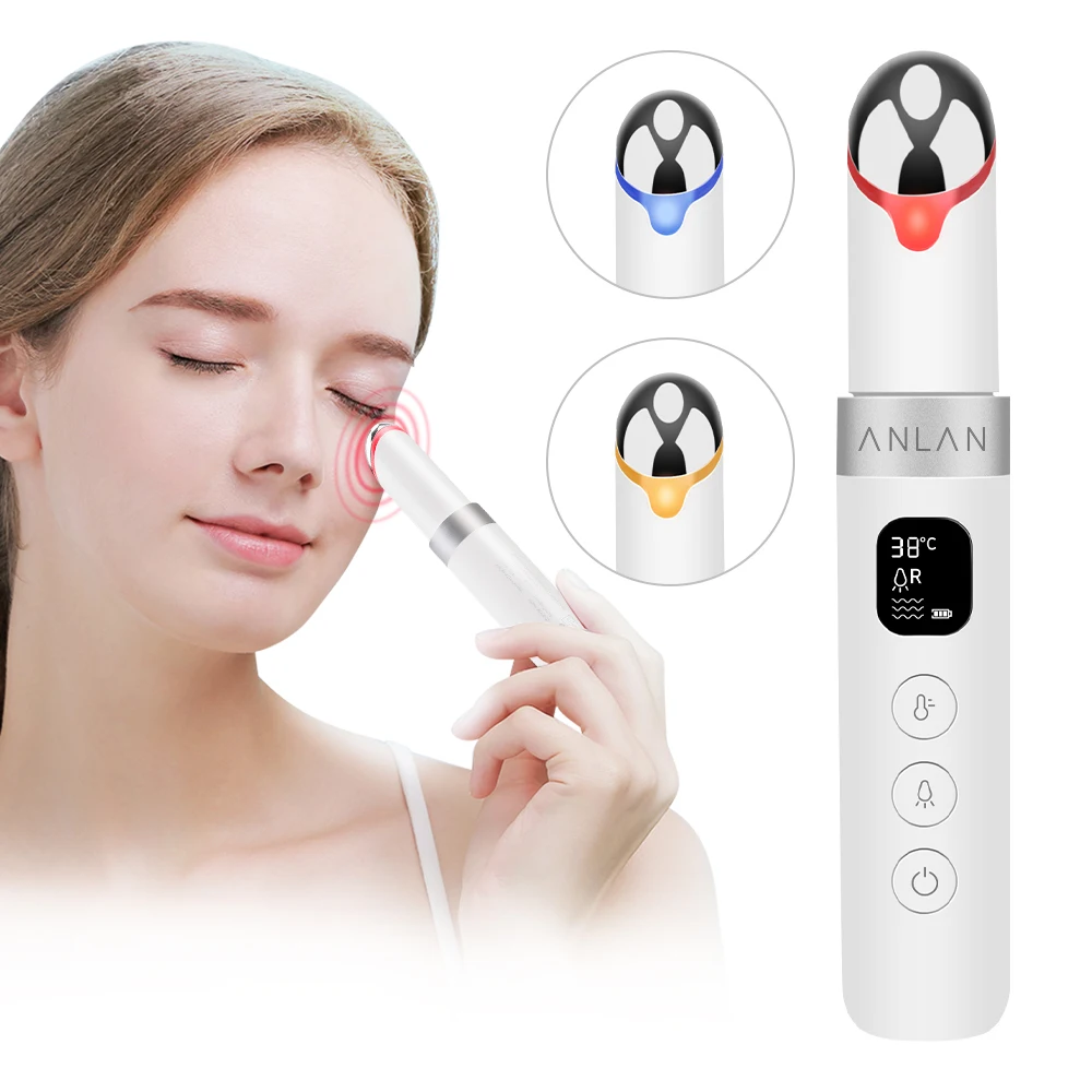 

ANLAN Electric Eye Face Massager Vibration Anti-Ageing Eye Wrinkle Massager Dark Circle Removal Portable Beauty Care Pen Massage