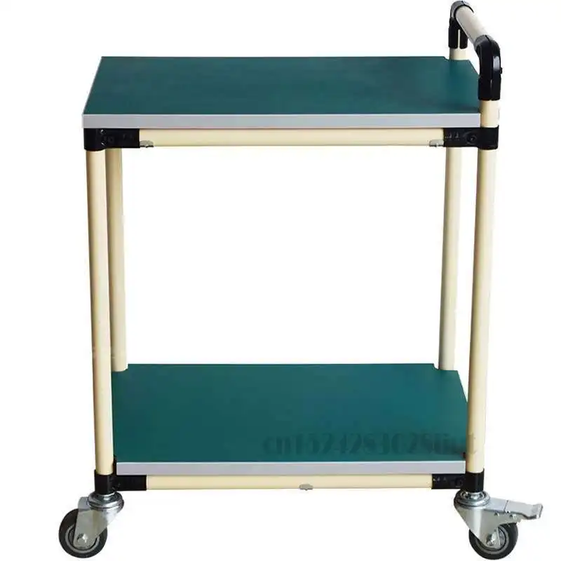 

Workshop Anti-static Material Turnover Cart Mobile Tool Cart Multi-functional Sorting Work Platform Trolley Waterproof Oil-proof