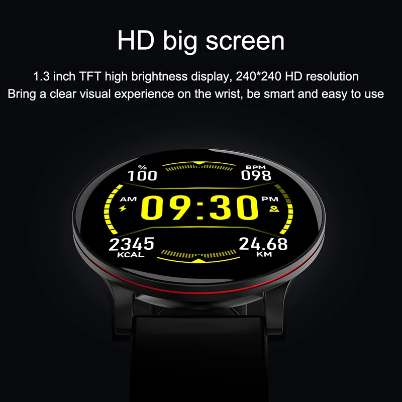 ONEMIX уличные спортивные мужские Смарт-часы браслет IP68 водонепроницаемый HD экран