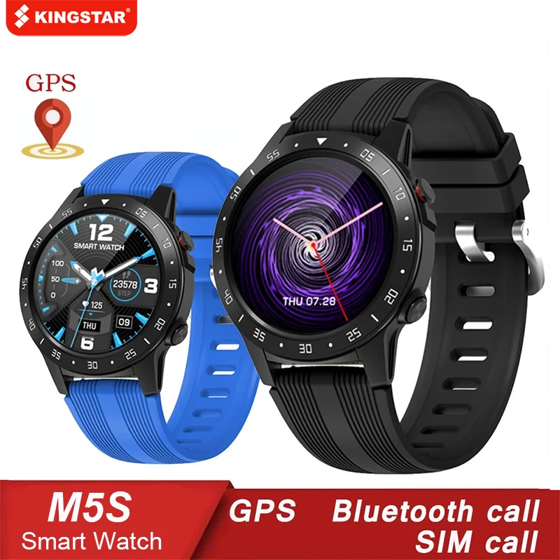 

M5S Smart Watch 2G SIM Bluetooth Call GPS Compass Barometer Altitude IP67 Sports Smartwatch Men Women Watches For Andorid IOS