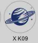 Galaxy Star бумажный самолет астронавт карта галактики растение Единорог цветущая вишня компасы уплотнительные восковые штампы Свадебный Воск печать штамп - Цвет: Only head