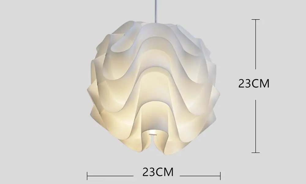 

PVC pendant light white pendant lamp lighting Nordic light E27 flower pendant lamp