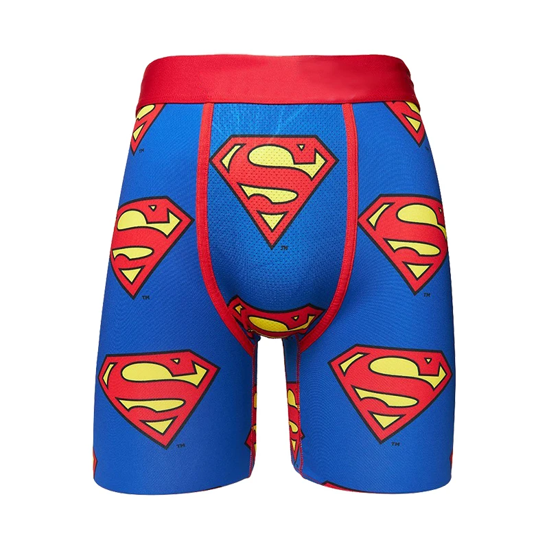 

Canton Hint P S D X DC Super man cartoon men boxers briefs PSDunderwear classic style for underwear