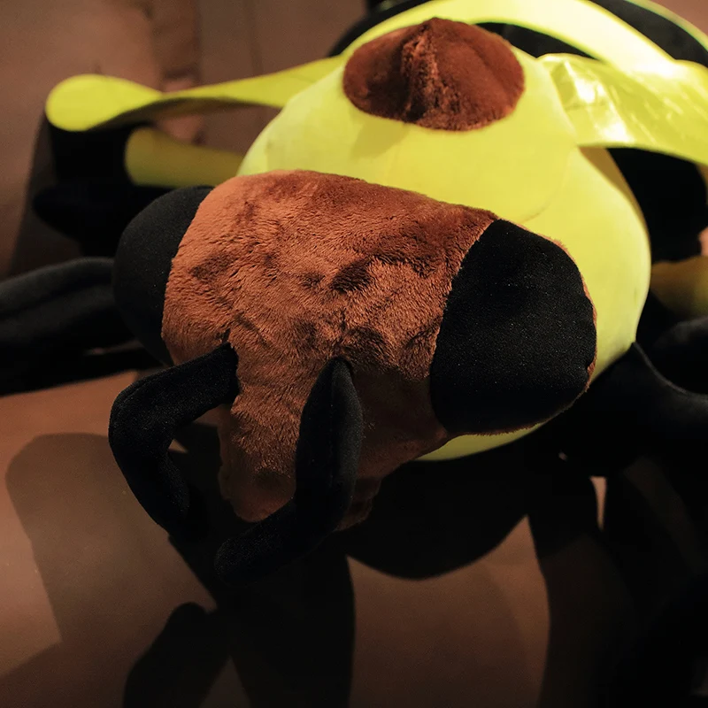Kawaii Fluffy Insect Dolls Bumblebee Anime Toy Soft Stuffed Bee Plush Toys Plushie Kids Doll Photo Props Children Birthday Gift | Игрушки и