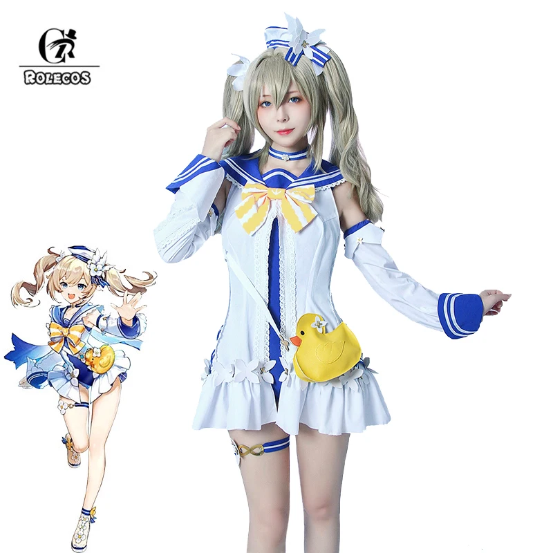 Купальник для косплея Барбара ROLECOS Genshin Impact костюм летний сексуальный женский