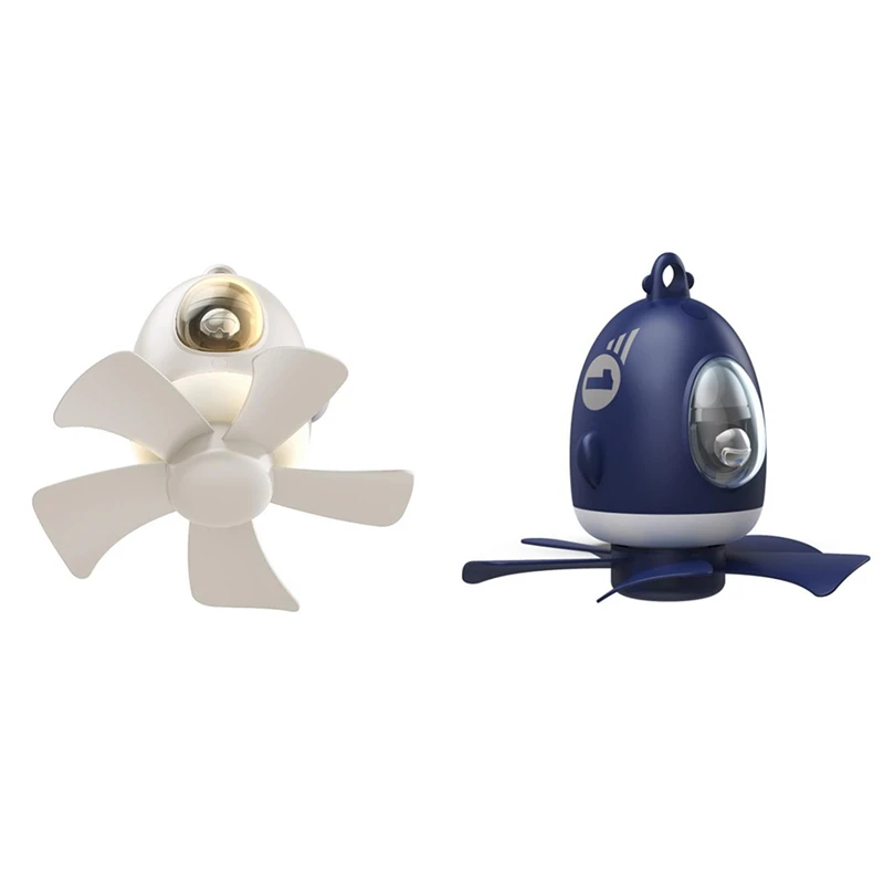 

Camping Fan with LED Lights Tent Fan Light with Hanging Operated USB Desk Fan for HomeTent Car RV Hurricane