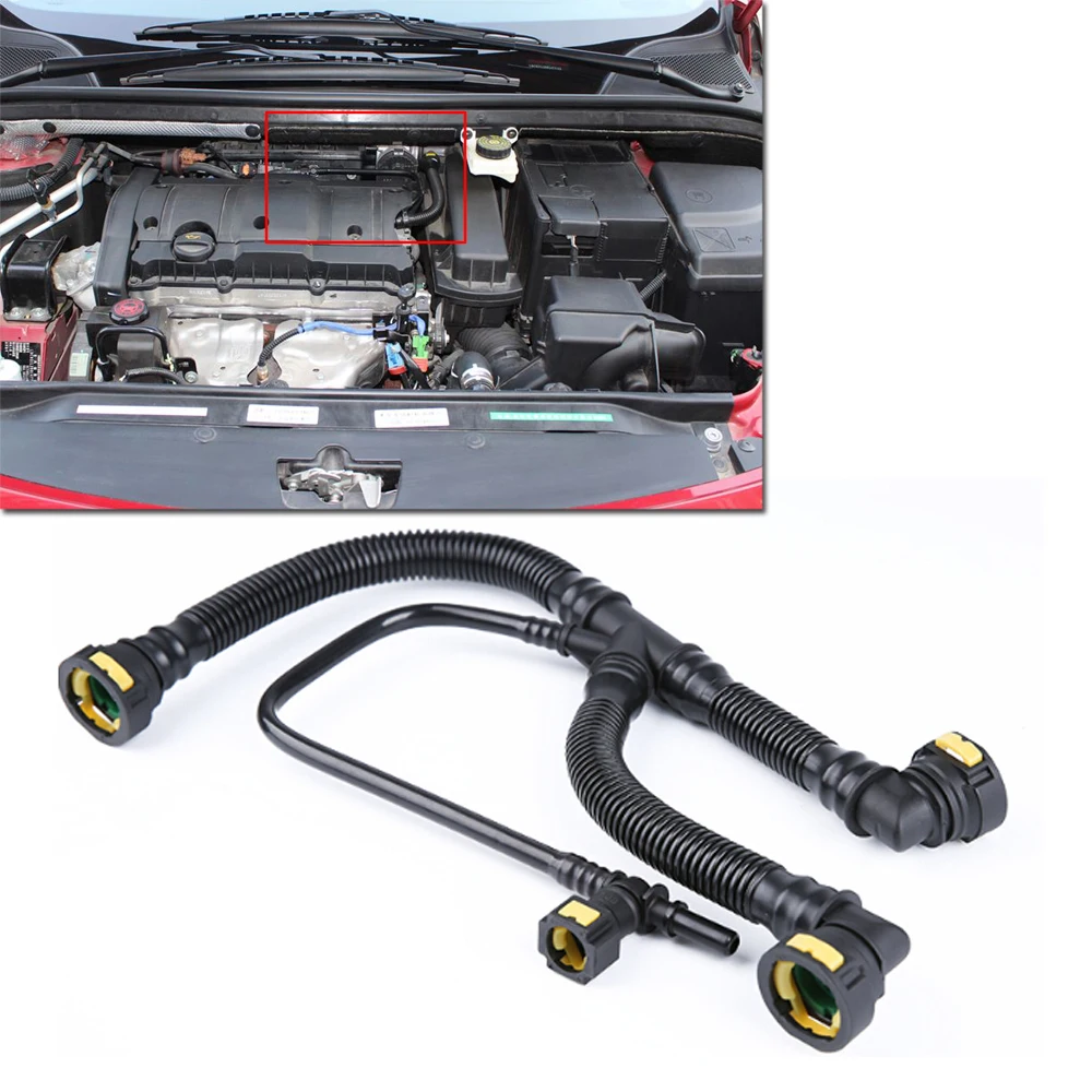 Труба для отработанного газа CAPQX Peugeot 206 207 307 308 408 1.6L Citroen C2 C3-XR C4 вентиляционная