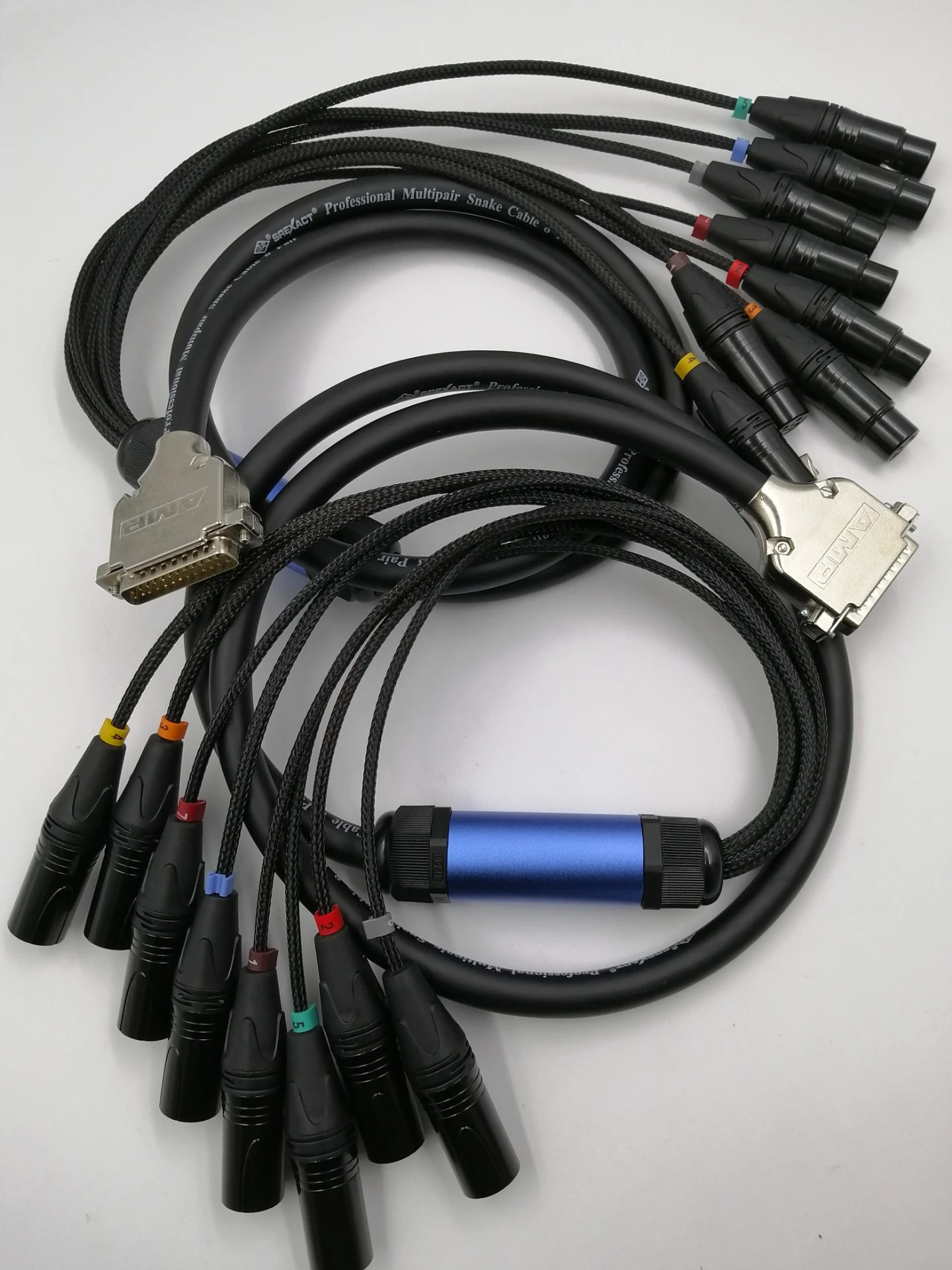 DB25 Male-to-XLR 8 Channel Cinema Audio Decoding Cable Analog Signal |