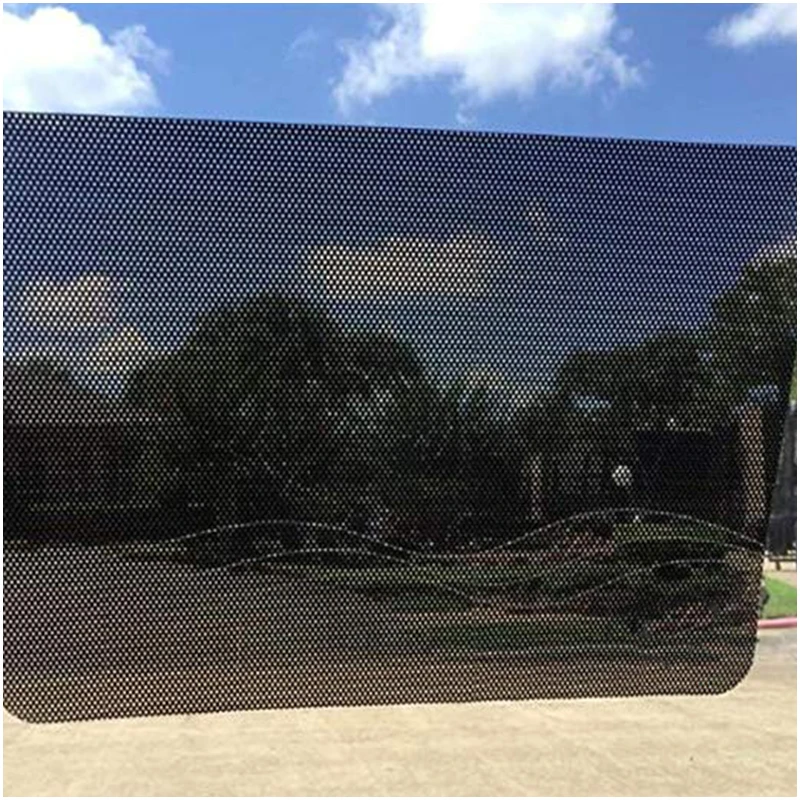 2 шт. стикер для окна автомобиля солнцезащитный козырек черный многоразовый