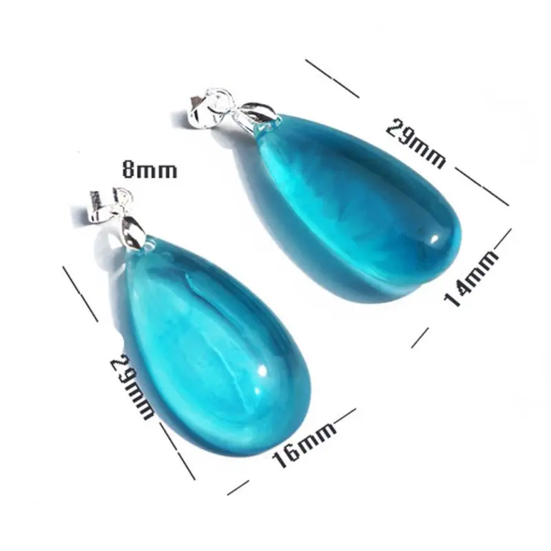 

6Pcs 3 Shapes Teardrop Earrings Pendant Mold Epoxy Resin Jewelry Making Tools 203B