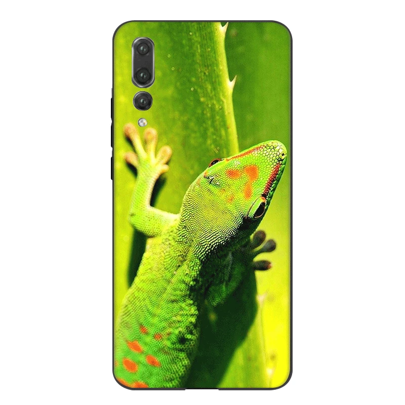 Чехол для huawei P8 P9 P10 P20 P30 Lite MINI PRO P Smart Z Plus милое животное геккон ящерица| |