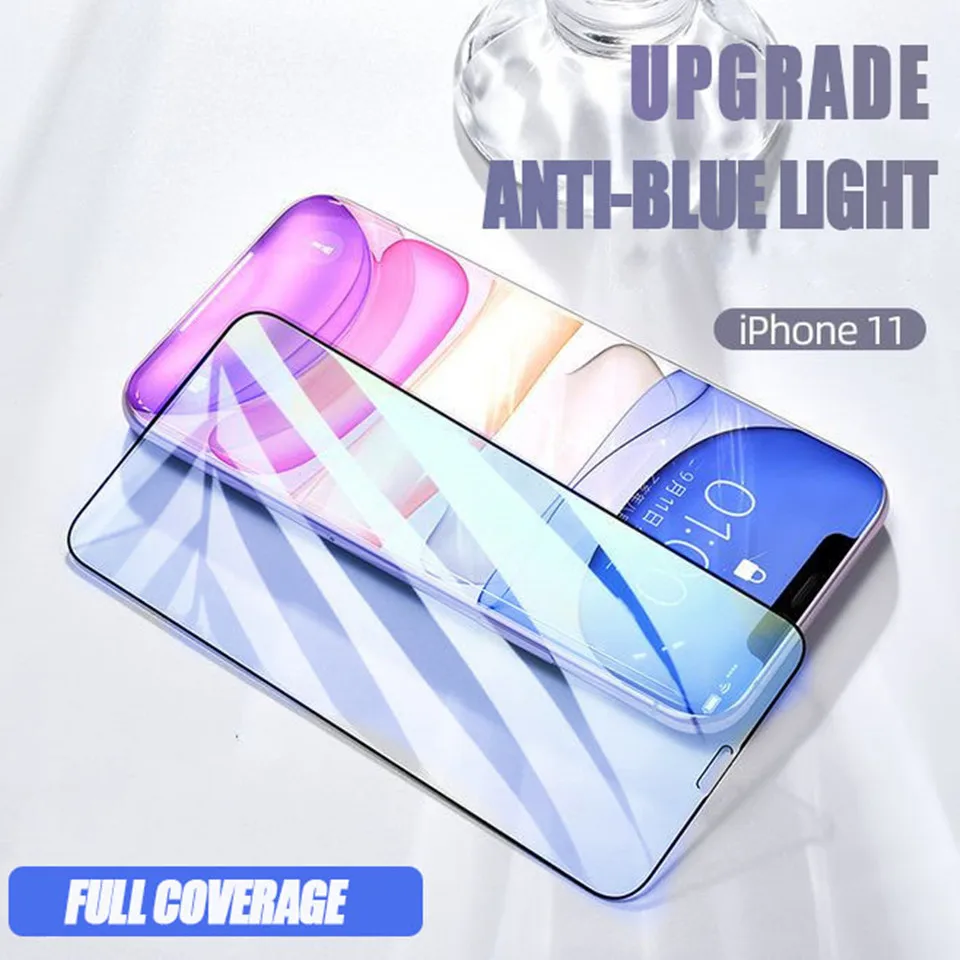 3D Изогнутые с полным охватом закаленное стекло для iphone x xs xr max HD анти синий свет