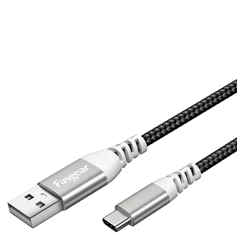 Кабель USB Type-C Fasgear для Samsung S10 S9 3A, быстрая зарядка USB Type-C, зарядный Дата-кабель для Xiaomi, Huawei, LG, USB-C, провод