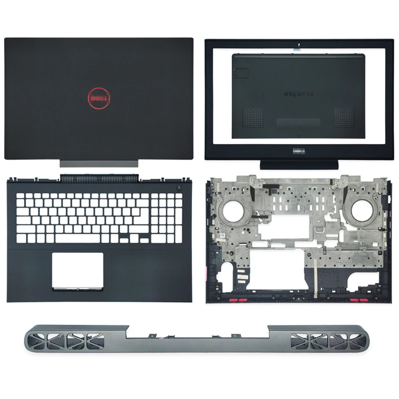 

Новый для DELL Inspiron 15 7000 7566 7567 ноутбук ЖК-дисплей задняя крышка/Передняя панель/Упор для рук/нижней части корпуса база нижний чехол AP1QN000200