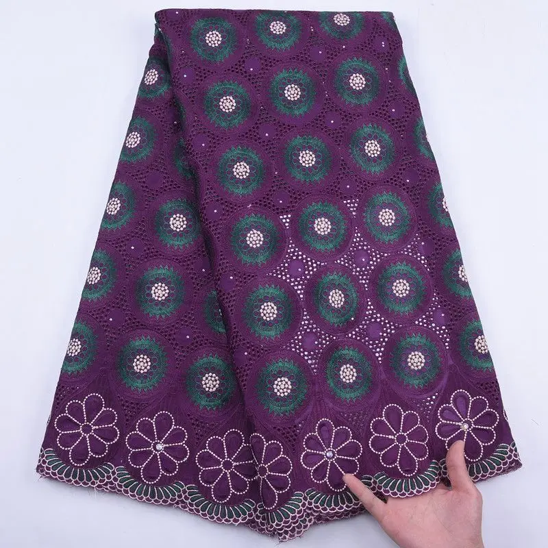 

Navy white Nigerian Swiss Voile Lace In Switzerland Cotton African Dry Lace Fabric 2020 High Quality Lace Man Women Dresses DX04