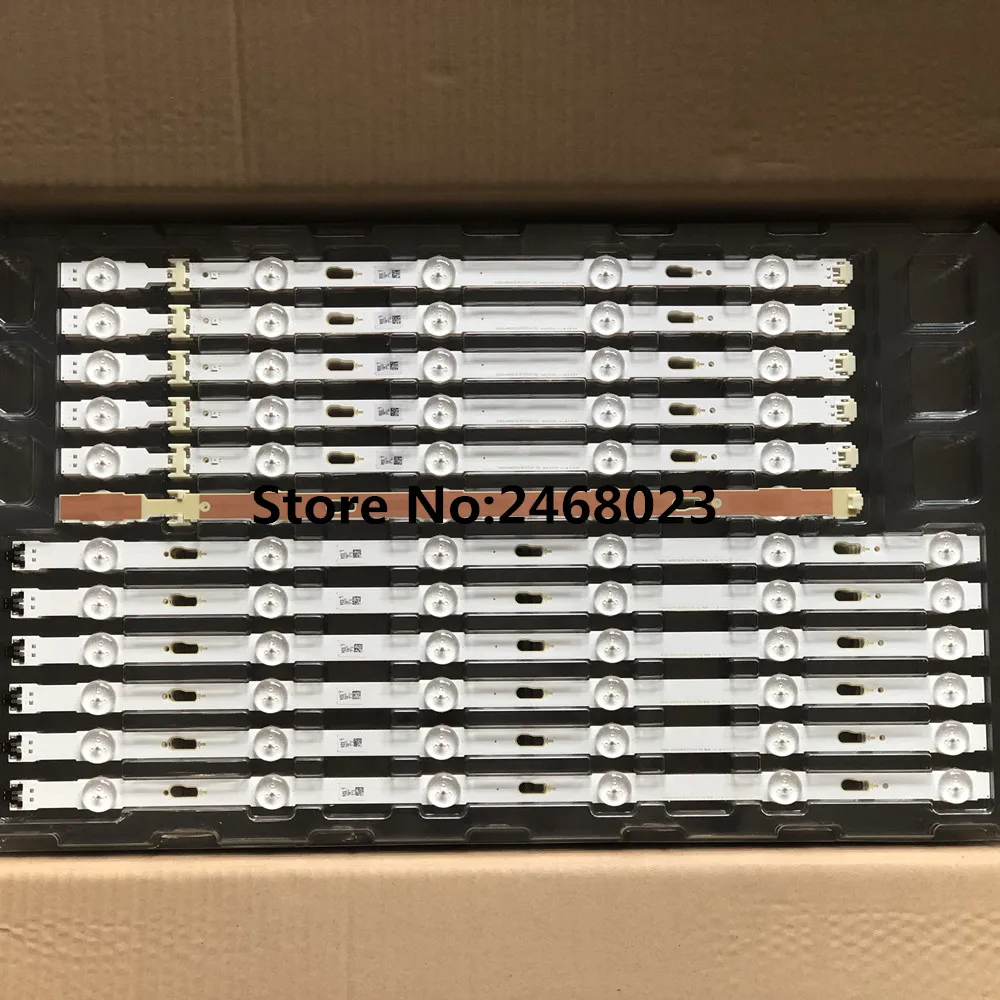Комплект 12 шт. светодиодный полосы для Samsung UE48JU6000 BN96-34793A BN96-34794A S_5U75_48_FL_R6 S_5U75_48_FL_L5 LM41-00121G LM41-00121H