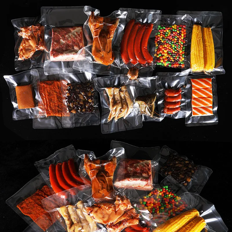 100 шт кухонные пищевые коммерческие вакуумные упаковочные пакеты все размеры Sous