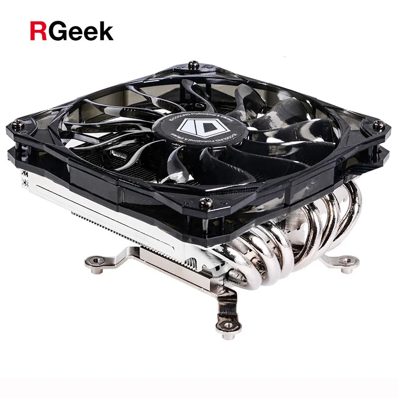 TDP 130 Вт низкий профиль/тонкий ITX/HTPC система cpu кулер с 6 тепловыми трубками 120 мм