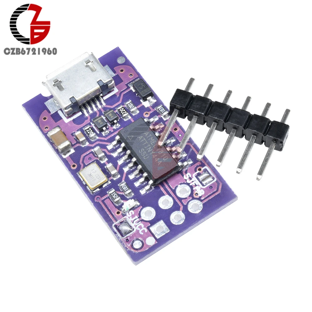 Программирующий модуль ATtiny44 5 в Micro USB Tiny AVR ISP ATTiny45 ATTiny85 USBTinyISP для Arduino IDE Bootloader