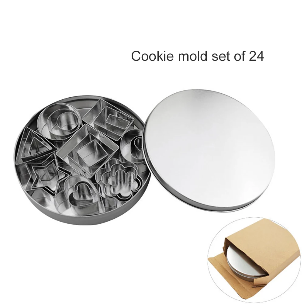 24 шт. простые и практичные рождественские инструменты для украшения тортов из