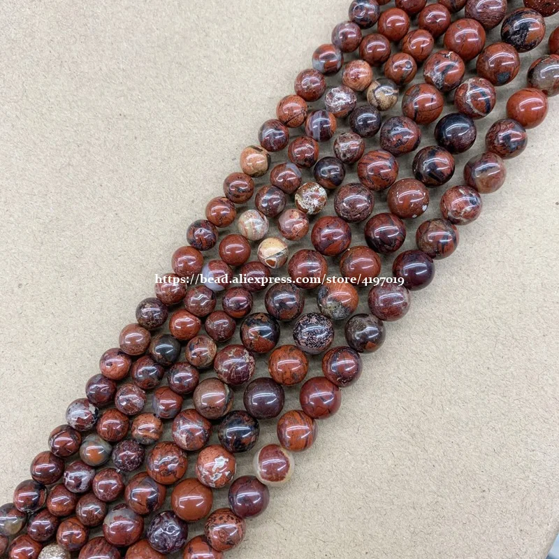 Бесплатная доставка бусины из натурального камня в Африканском и красном цвете