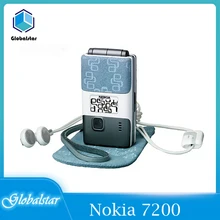 Nokia 7200 Refurbished Original Unlocked Nokia 7200 Flip 1.5 GSM mobile phone 2G phone with one year warranty free shipping