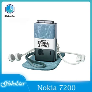 nokia 7200 refurbished original unlocked nokia 7200 flip 1 5 gsm mobile phone 2g phone with one year warranty free shipping free global shipping