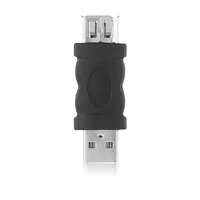firewire ieee 1394 6 pin female to usb 2 0 type a male adaptor adapter cameras mobile phones mp3 player pdas black