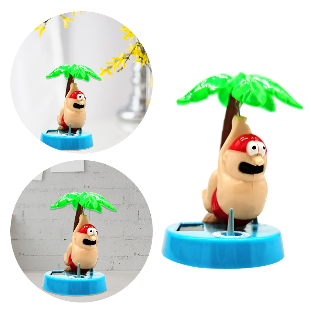 Танцующие животные на солнечных батареях качающийся автомобиль анимационная