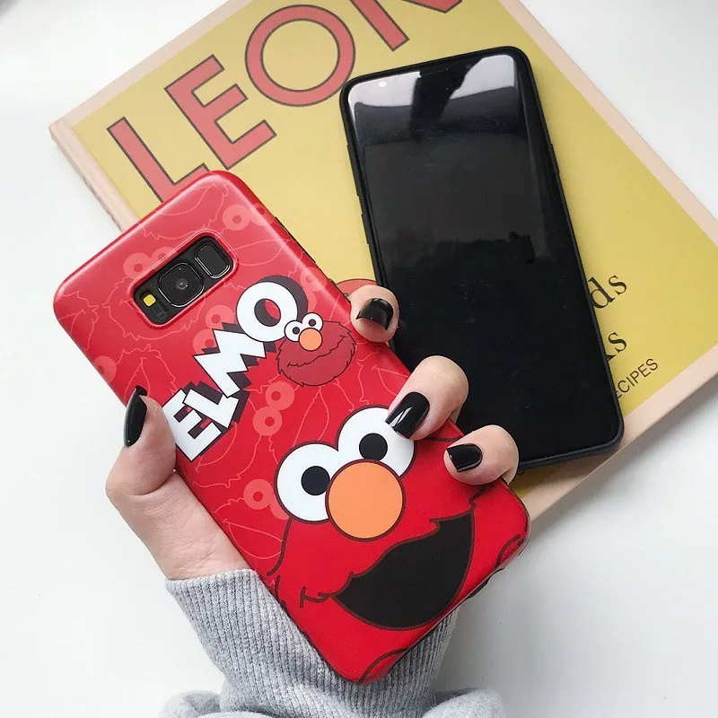 LPWZHMG чехол для телефона с изображением Элмо печенья samsung Galaxy S10 S10e Plus S8 S9 Note 8 9 |