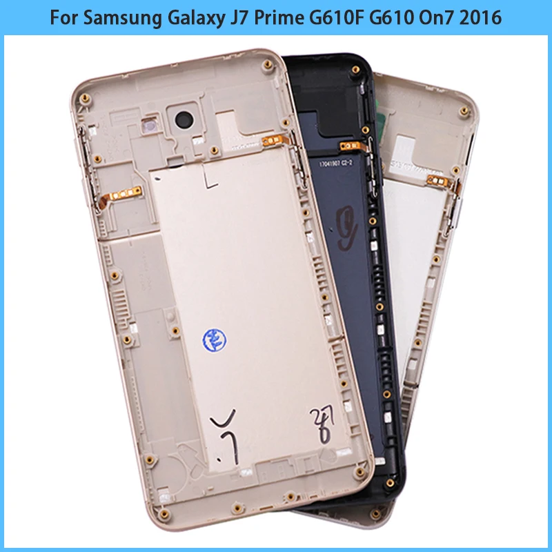Новый металлический корпус J7 Prime G610F G610 On7 2016 для Samsung Galaxy J5 G570F G570 On5 задняя крышка