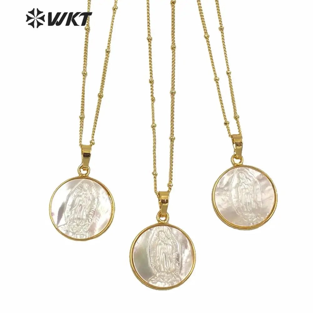 Оптовая продажа 10 шт./Лот ожерелья в Религиозном стиле круглые подвески из