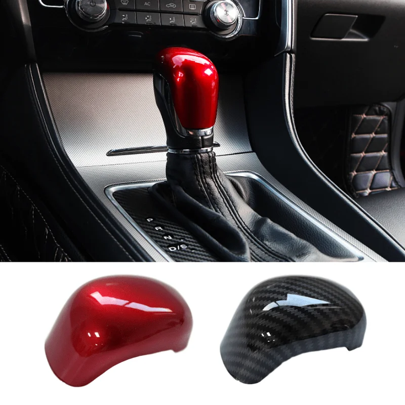 

Modified Carbon Fiber Car Automatic Gear Cover for MG MG6 MG ZS Gear Handle Cover Styling Auto Interior Decoration