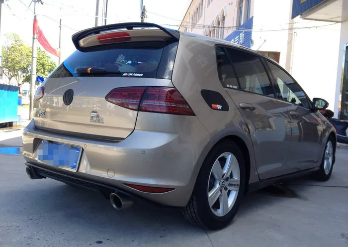 Спойлер для Volkswagen Golf 7 2014-2019 автомобильный спойлер из АБС-пластика заднего крыла