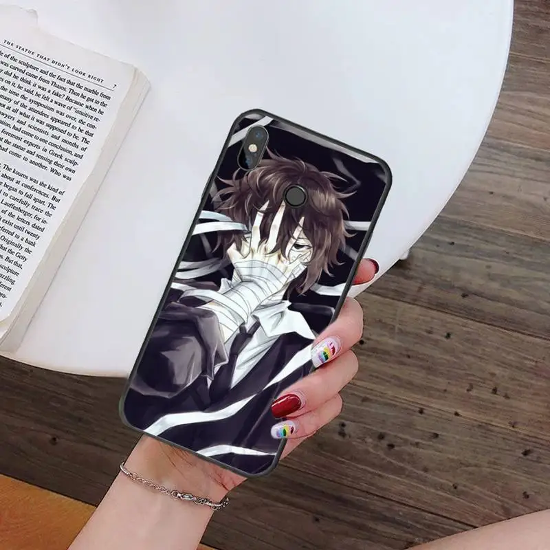 

Bungou Stray Dogs Dazai Osamu anime Phone Case For Xiaomi Redmi note 7 8 9 t k30 max3 9 s 10 pro lite