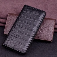 bussiness genuine real leather magnetic holder phone case for huawei nova 7 pronova 7 senova 7 flip phone cover stand coque