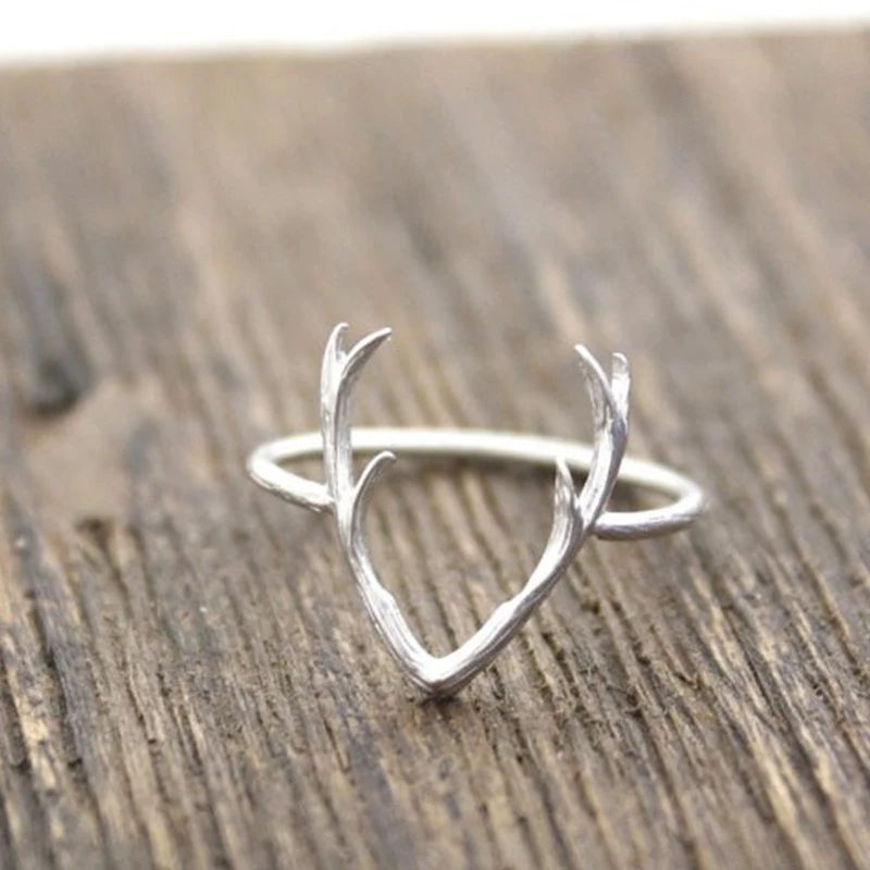 1 шт в форме рога модные кольца качественные медные для женщин серебряное Золотое