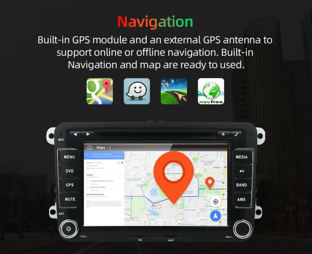 PX6 4G+ 64G Android 9,0 2 Din автомобильный DVD для Volkswagen Golf/Tiguan/Skoda/Fabia/Rapid/Seat/Leon wifi BT SWC DAB+ 3/4G gps навигация