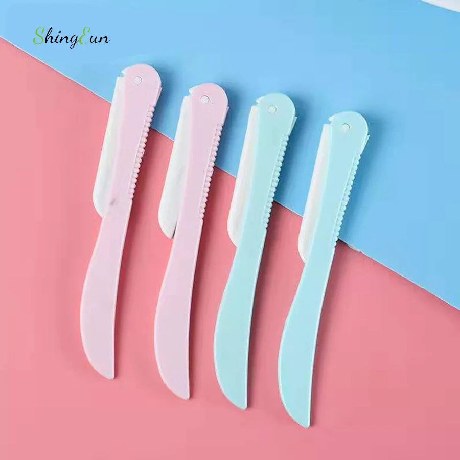 Складная бритва для бровей с защитной сеткой женщин инструмент макияжа |