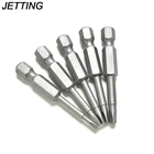 Набор отверток из стали S2, 50 мм, 14 дюйма, 5 шт., для крестовой головки