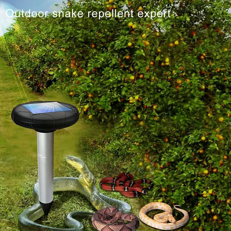 

Solar-Powered Ultrasonic Animal Repeller Home Mosquito Repllent Pest Control Outdoor Power Sonic Deterrent For Lawn Garden Patio