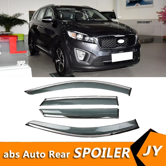 Защитный козырек от солнца и дождя для KIA sorento 2016 автомобильные аксессуары 4