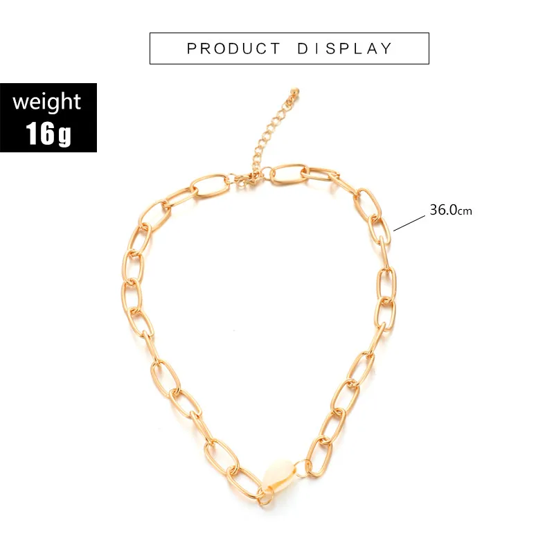 Tocona Boho Gold Shell Chains Chokers Necklace for Women Girl Metal Short Charms Necklaces Adjustable Jewelry 8079 | Украшения и
