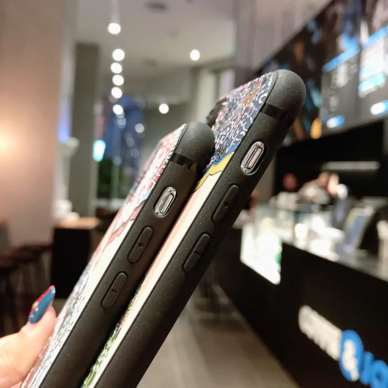 Тисненый китайский стиль Ретро цветок чехол для телефона iPhone 11 Pro Max 7 8 6S Plus XS XR ТПУ