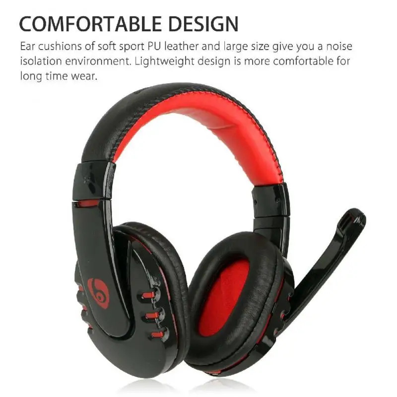 

NEW Gaming Headsets Gamer Headphones With Mic Surround Sound Stereo For Xbox One PS4 PC Laptop Wireless Earphones USB Microphone