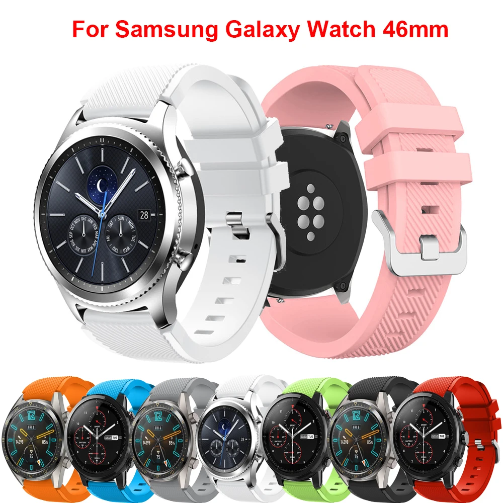 22 мм ремешок для часов Galaxy watch 46 samsung S3 сменный huawei GT amazfit bip на