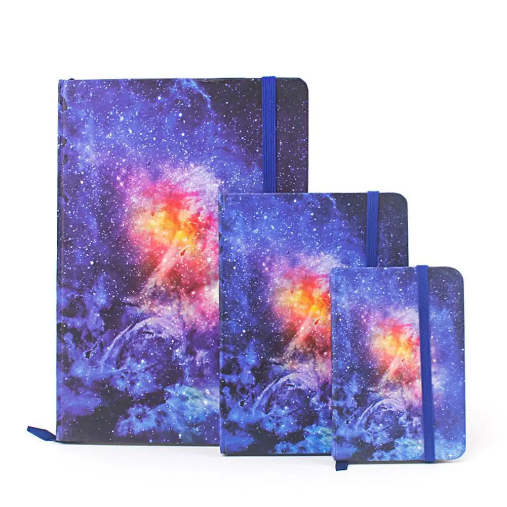 

Fashion Student Hardcover Rubber Band Notebook (Random Style)